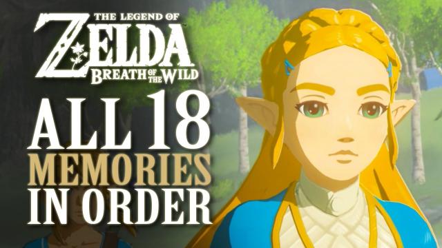 All 18 Memories In Order - Zelda Breath Of The Wild **SPOILERS**