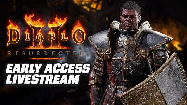 Diablo 2 Resurrected Paladin Livestream (Early Access Beta)