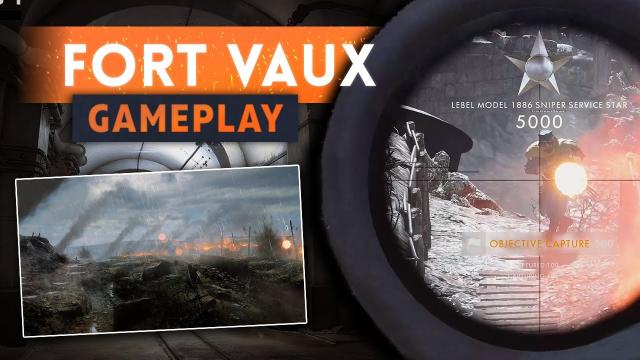 ► FORT VAUX FIRST LOOK! - Battlefield 1 They Shall Not Pass DLC Gameplay