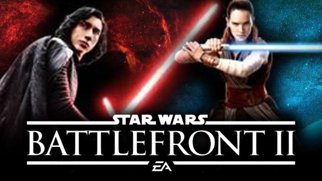 Star Wars Battlefront 2 - NEW LOOK AT REY AND KYLO REN from Star Wars Episode 8 Last Jedi!