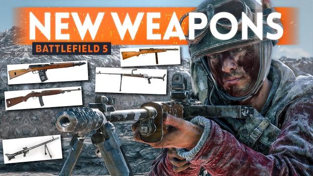 35+ NEW WEAPONS & GADGETS DATA MINED! - Battlefield 5 (Live Service Content)