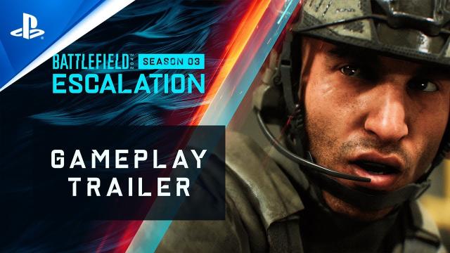 Battlefield 2042 - Season 3: Escalation Gameplay Trailer | PS5 & PS4 Games