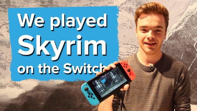 We play Skyrim on the Nintendo Switch - Skyrim Switch gameplay