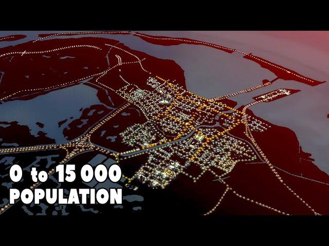 the TROUBLED journey to 15 000 population in Cities Skylines | Sunset City 4