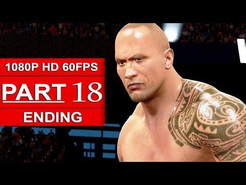 WWE 2K16 ENDING Gameplay Walkthrough Part 18 [1080p HD 60FPS] 2K Showcase Ending - No Commentary