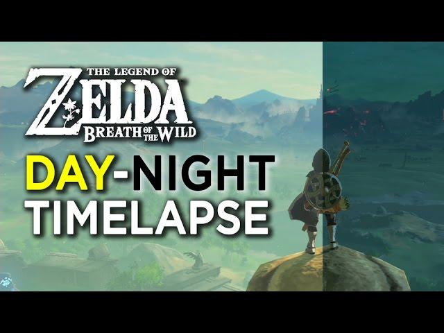 Zelda: Breath Of The Wild - Day Night Time-Lapse