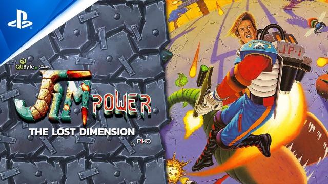 QUByte Classics: Jim Power: The Lost Dimension by PIKO - Launch Trailer | PS5 & PS4 Games
