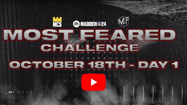 Madden 24 Most Feared Challenge - Day 1 | Madden Championship Series