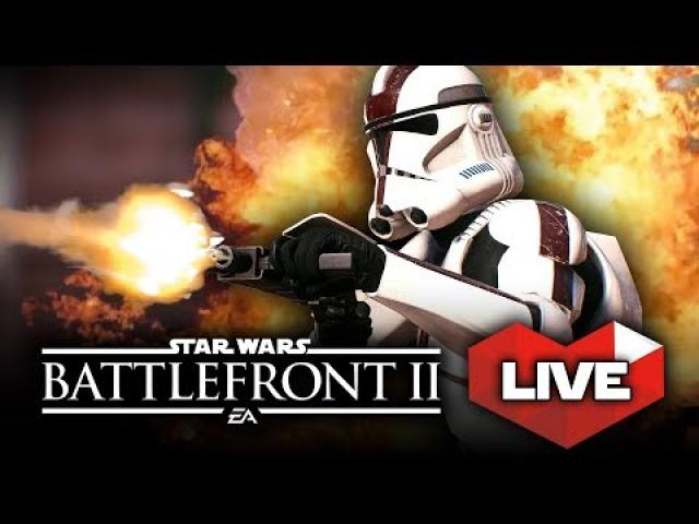 Star Wars Battlefront 2 Beta LIVE - EPIC CLONE WARS BATTLES GAMEPLAY!