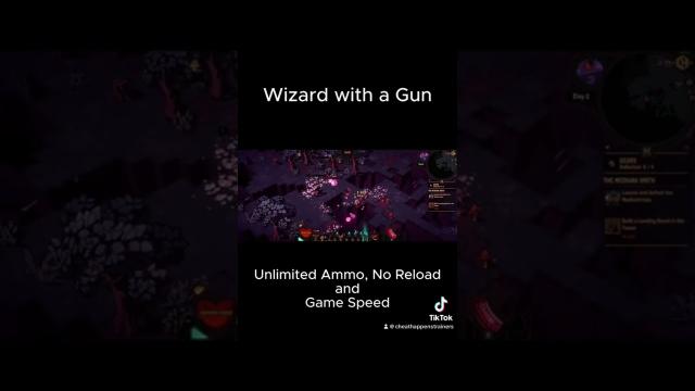 Wizard with a Gun Trainer Cheats unlimited ammo, no reload and game speed #WizardWithAGun