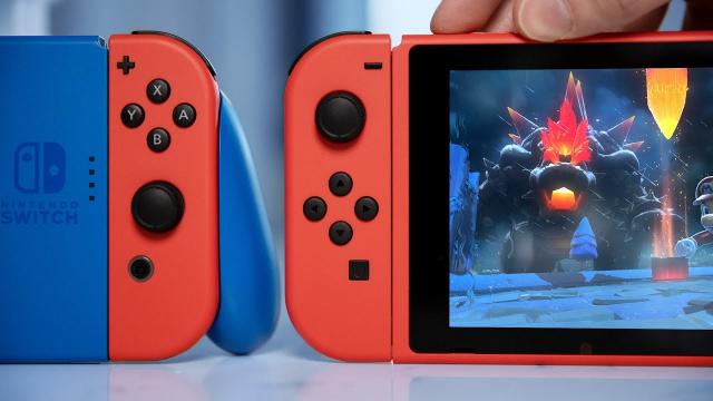 - ̗̀ New  ̖́- The First Colored Nintendo Switch - Mario Red & Blue Edition