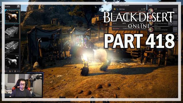 Black Desert Online - Dark Knight Let's Play Part 418 - Dream Horse Attempt & Enhancing