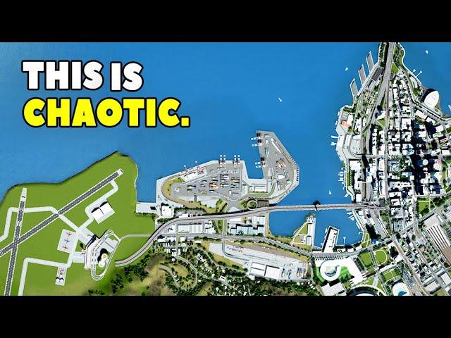 I Created the Most CHAOTIC Place in Cities Skylines | Oceania 46