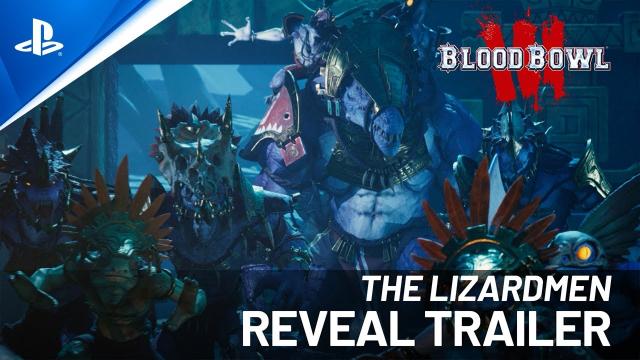 Blood Bowl 3 - The Lizardmen Reveal Trailer | PS5 & PS4 Games