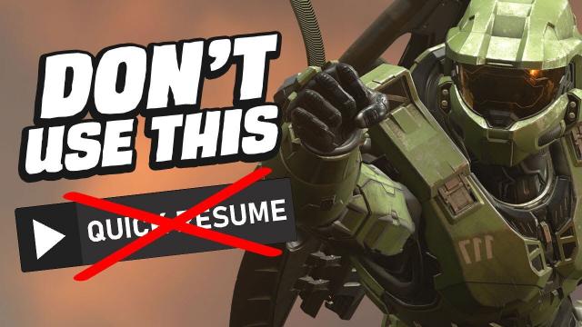 PSA: Don't Use Xbox Quick Resume With Halo Infinite Right Now | GameSpot News