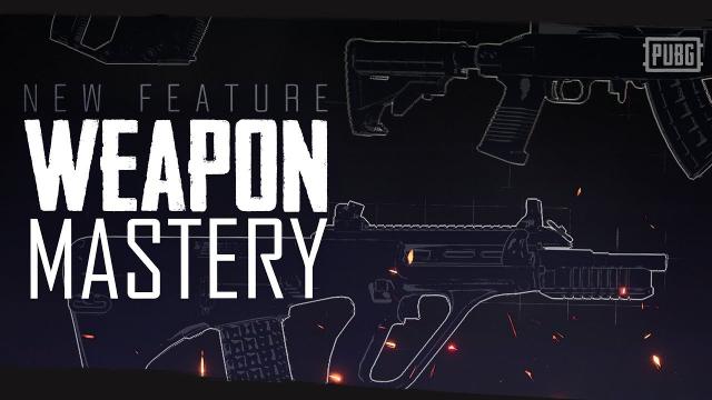 PUBG - New Feature - Weapon Mastery