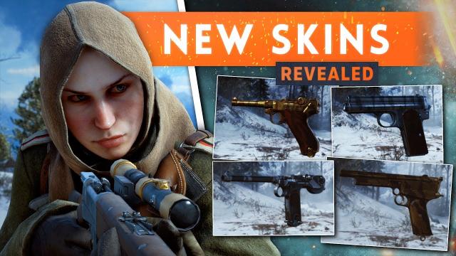 ► NEW PISTOL WEAPON SKINS REVEALED! - Battlefield 1 In The Name Of The Tsar DLC