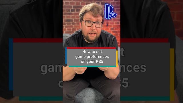 How to set game preferences on your PS5 #ps5 #howto #ps5gaming