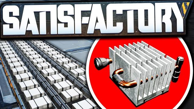 Advanced Tier 7 Heat Sink Production! - Satisfactory Early Access Gameplay Ep 63