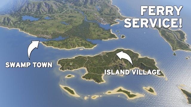 Connecting Towns with FERRIES! | Cities Skylines: Mile Bay 03