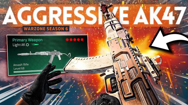 This UPDATED AK-47 Class Setup in Warzone is now SUPER AGGRESSIVE!