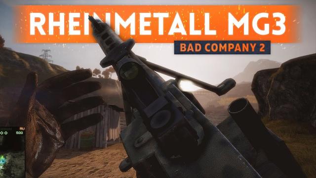 ➤ 1000 ROUNDS PER MINUTE MACHINE GUN! - Battlefield Bad Company 2 (MG3)