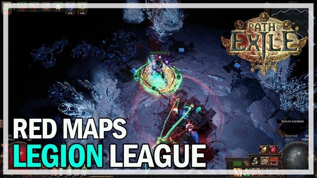 Path of Exile - Cyclone Legion League - Red Maps