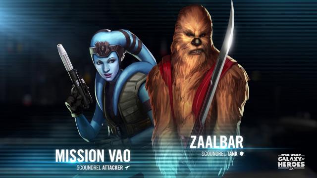 Star Wars: Galaxy of Heroes - Mission Vao and Zaalbar now available (from KOTOR)