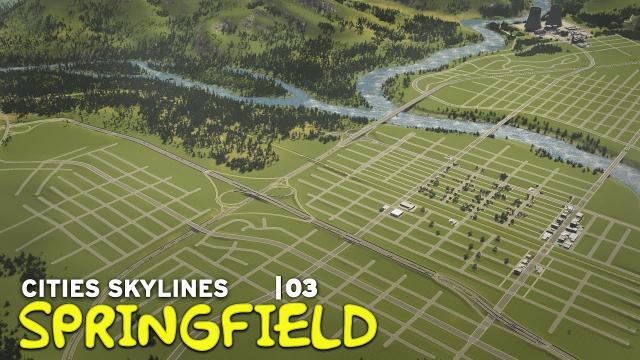 City Layout | Cities Skylines: Springfield 03