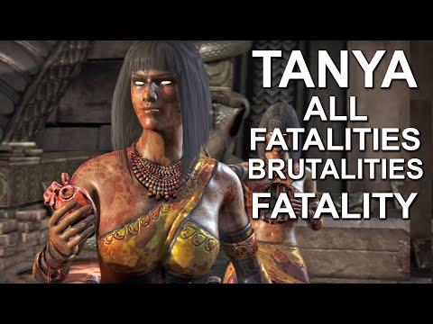 Mortal Kombat X Tanya Fatality Fatalities Brutality Brutalities Gameplay