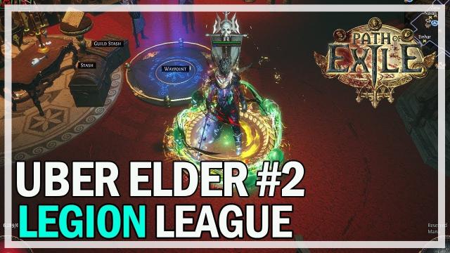 Path of Exile - Uber Elder Gameplay - Arc Traps Legion League