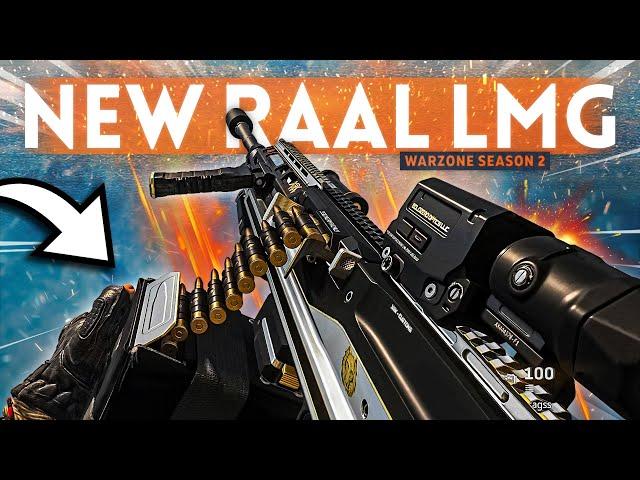 Using the NEW Unreleased RAAL MG in Warzone Season 2... its a MONSTER!