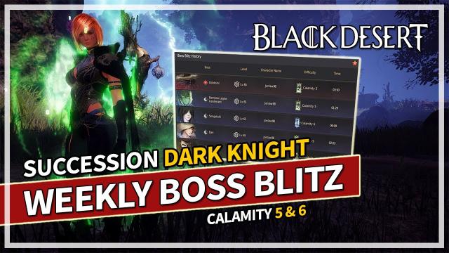 Succession Dark Knight - Weekly Boss Blitz September 2 | Black Desert