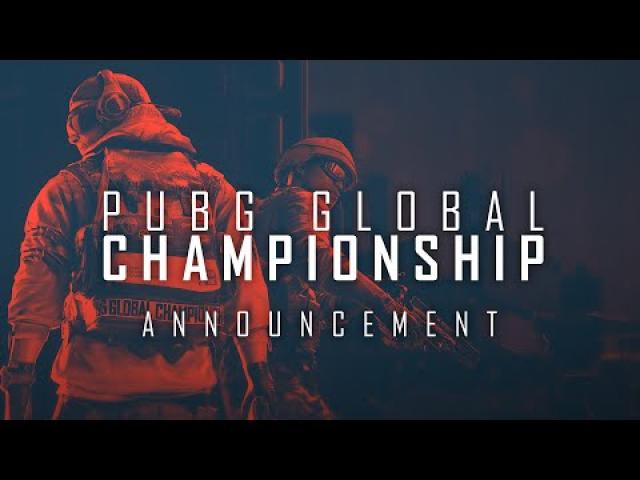 PUBG Global Championship Announcement 2019