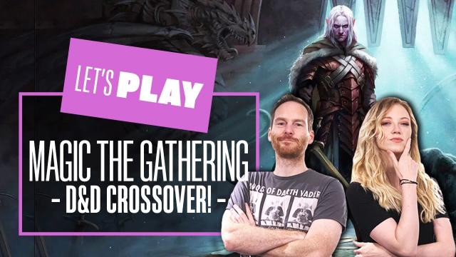 Let's Play Magic: the Gathering Adventures in the Forgotten Realms preview event in Gather!