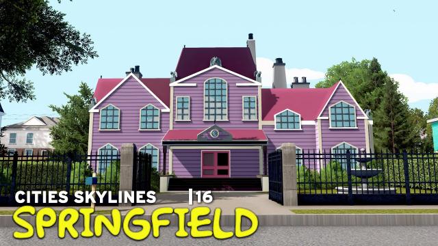Burlesque House | Cities Skylines | 16 | The Simpsons