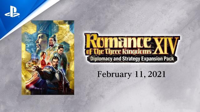 Romance of the Three Kingdoms XIV - Diplomacy and Strategy Expansion Pack Trailer | PS4