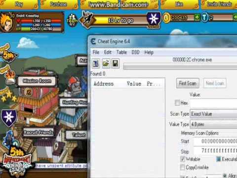 How To Hack Ninja Saga Lv With Cheat Engine 6.4