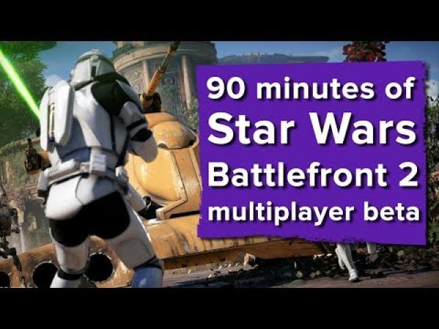 Let's Play Star Wars Battlefront 2 Multiplayer beta live - May the Force be with us!