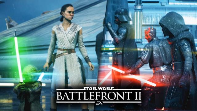 Star Wars Battlefront 2 - Heroes vs Villains Gameplay! ALL 14 Heroes! Kylo Ren, Darth Vader, Yoda!