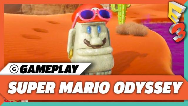 Super Mario Odyssey - Sand Kingdom & New Donk City Gameplay Demo | E3 2017 Nintendo Treehouse
