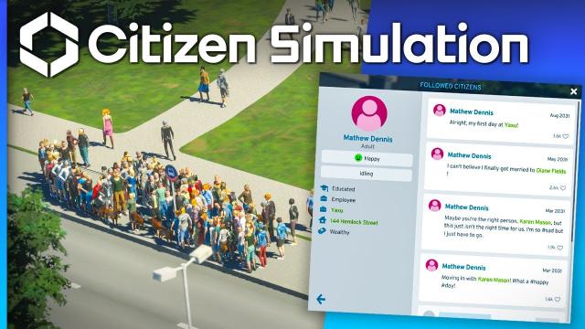 Citizens have COMPLEX LIVES in Cities: Skylines II