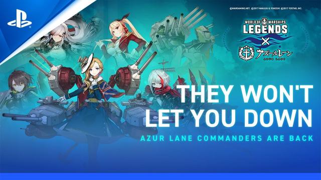World of Warships: Legends – Azur Lane Commanders are Back | PS5, PS4