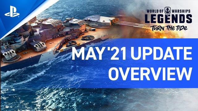 World of Warships: Legends – May Update Overview | PS5, PS4