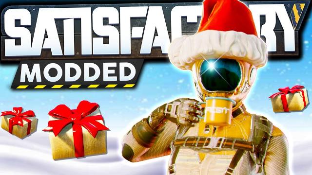 HUGE Surprise Christmas Update!!! - Satisfactory Modded Gameplay Ep 4