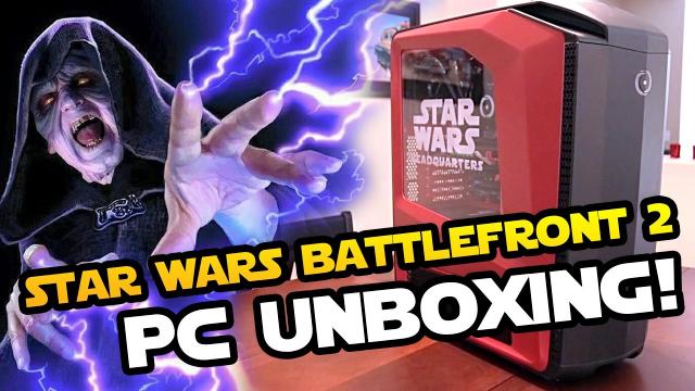 Star Wars Battlefront 2 ULTIMATE PC UNBOXING! UNLIMITED POWER! (Origin PC Genesis)