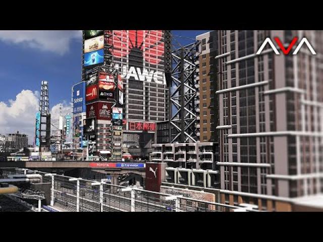 High-Speed Train Platform With Elevated Shopping Center - Cities: Skylines - AVALON [32]
