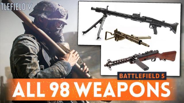 ALL 98 WEAPONS, VEHICLES & GADGETS REVEALED! - Battlefield 5 Launch Content List