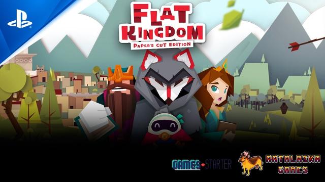 Flat Kingdom Paper's Cut Edition - Launch Trailer | PS5, PS4