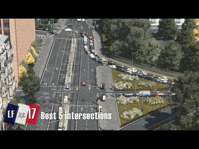 Cities Skylines: Little France - Traffic Flow | Best 5 intersections in the city #EP17
